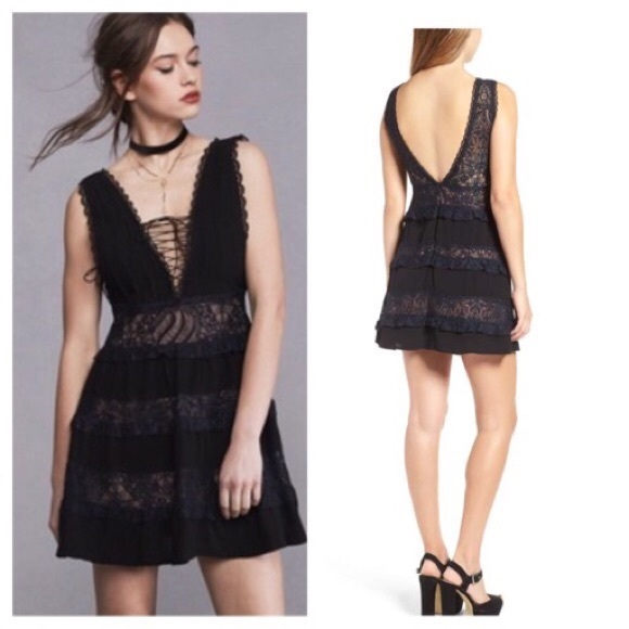 For Love And Lemons Dresses & Skirts - For Love and lemons Lola Dress Black Lace Medium